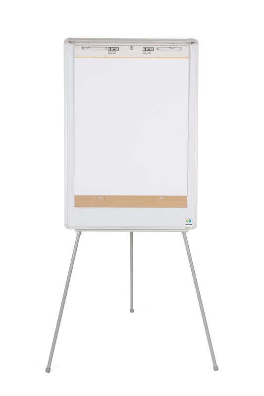 Bi-Office Earth Flipchart Tripod Non magnetic Easel, A1, Dry Wipe Surface, Aluminium Frame
