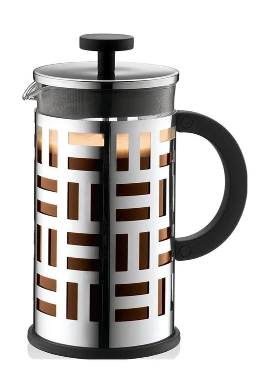 Bodum EILEEN Coffee Maker (French Press System, Permanent Filter, 1.0 L/34 oz, 8 Cup) - Shiny