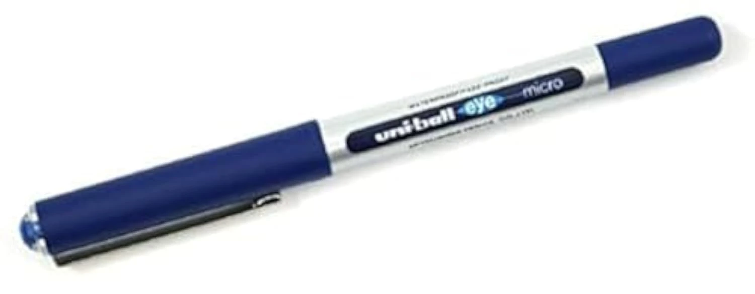 uni-ball Eye Micro UB-150 Rollerball Pens - Blue, Pack of 5