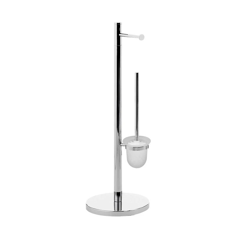 Gedy Metal Toilet Roll and Brush Holder