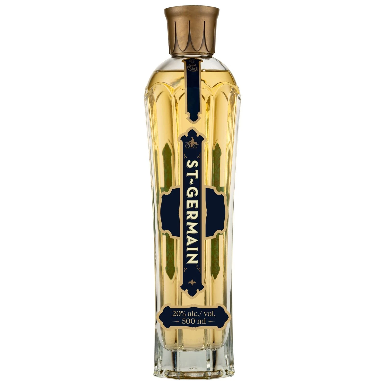 St-Germain French Artisanal Elderflower Liqueur, 20% ABV, 50cl / 500ml – Made with Fresh Handpicked Elderflowers – For the Hugo Spritz Cocktail – No Artificial Flavours