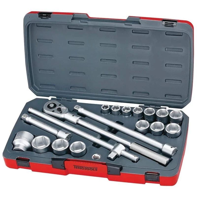 Teng T34186 3/4-inch Socket Set Metric Drive (18 Pieces)