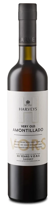 Harveys Fine Old Amontillado Sherry 50 cl | Harveys Fine Old Amontillado V.O.R.S | Very Old Rare Sherries | Harveys Sherry since 1796 | Spanish Sherry | Harveys Amontillado Sherry 19% vol