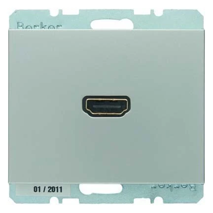 Hager K.5 – High Definition Socket with 90 ° Connector Steel