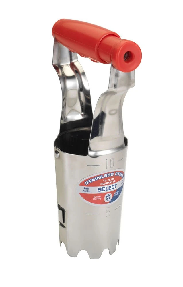 Spear & Jackson 3060EL Select Stainless Steel Bulb Planter, 24 x 12.5 x 7.5 cm, Blue