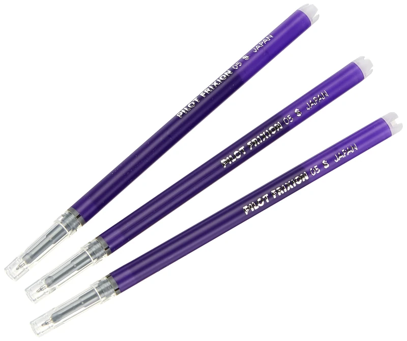 Pilot Refills for Frixion Point Rollerball 0.5 mm (Pack of 3) - Violet