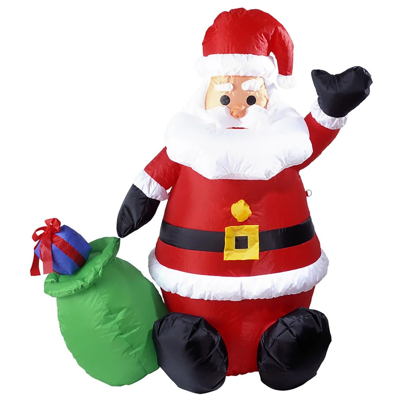 Widmann Milano Father Christmas Waving Inflatable - 122 cm