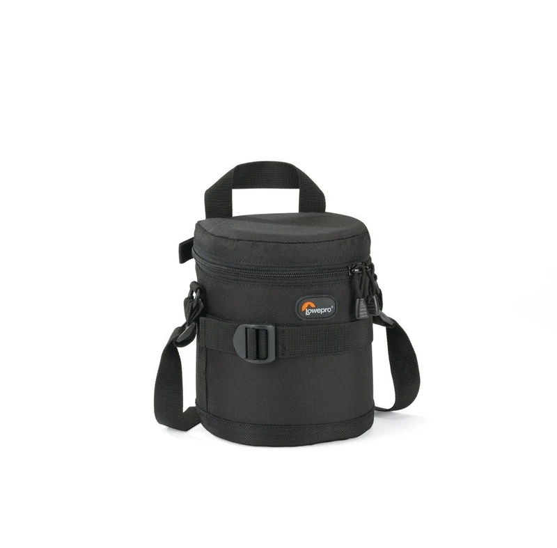 Lowepro LP36305-0WW, 11 x 14cm Lens Case with Detachable Shoulder Strap, Fits Standard Zoom and Wide Angle Lens, for Professional Photographers, Black