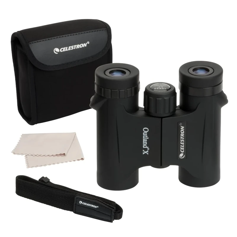 Celestron 71341 10 x 25 Outland X Binocular, Black