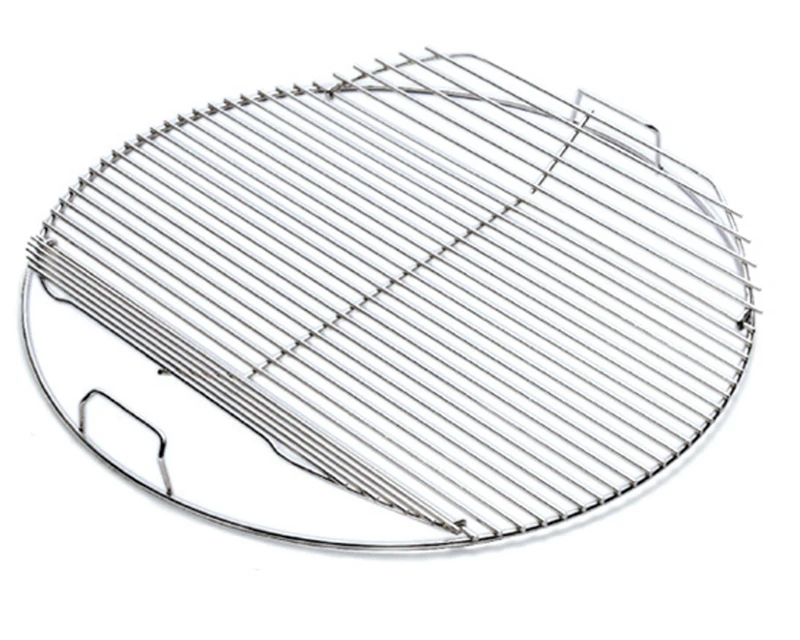Weber Grill Grate, Stainless Steel, Foldable, Suitable for 47 cm Charcoal Barbecues
