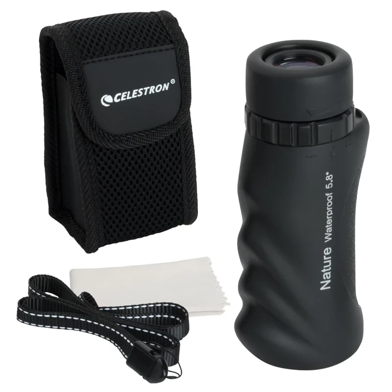 Celestron 71210 Nature DX 10x25 Monocular, Black