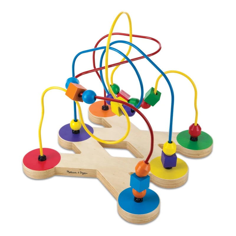 Melissa & Doug Classic Bead Maze (Wooden Educational Toy) - Image 1