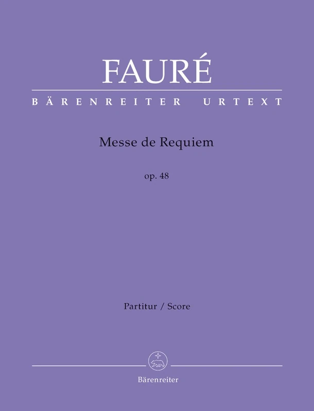 Requiem Op.48 full orchestral version 1900 (Full Score, paperback)