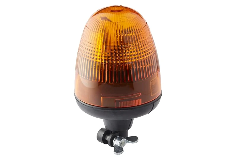 HELLA 2RL 006 846-001 Halogen-Rotating Beacon - KL Rotaflex - 12V - Amber - Pipe-neck