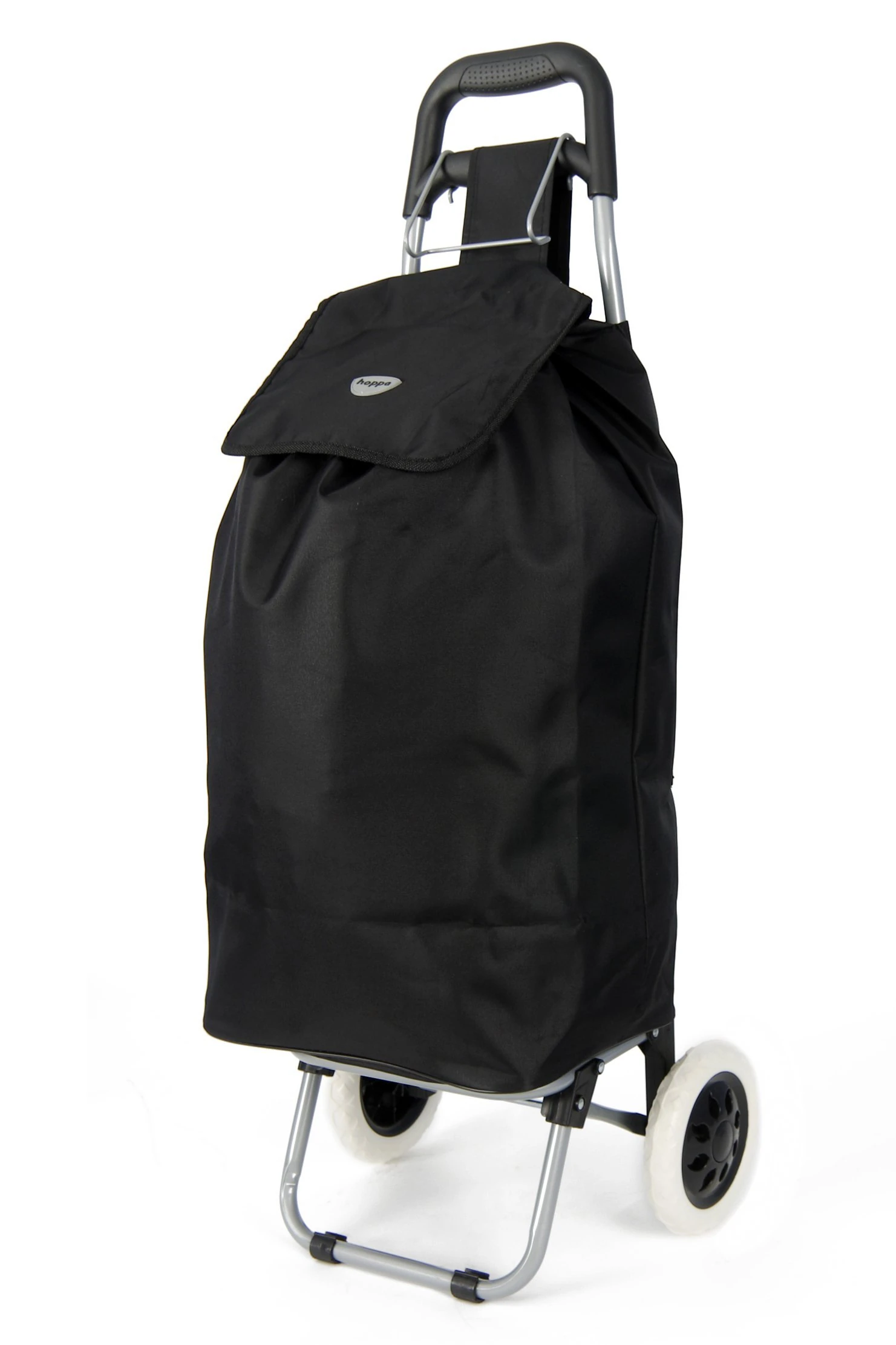 Hoppa 57Ltr Lightweight Shopping Trolley 2024 model, Hard Wearing & Foldaway Push/Pull Cart for Easy Storage With 1 Year Guarantee