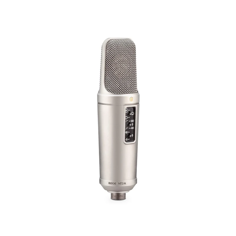 RØDE NT2-A Versatile Large-diaphragm Condenser Microphone with Switchable Polar Pattern, Pad and High-pass Filter for Vocal and Instrument Recording