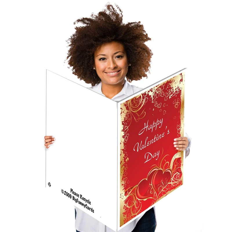 VictoryStore 2'x3' Giant Valentine's Day Card W/Envelope - Image 1