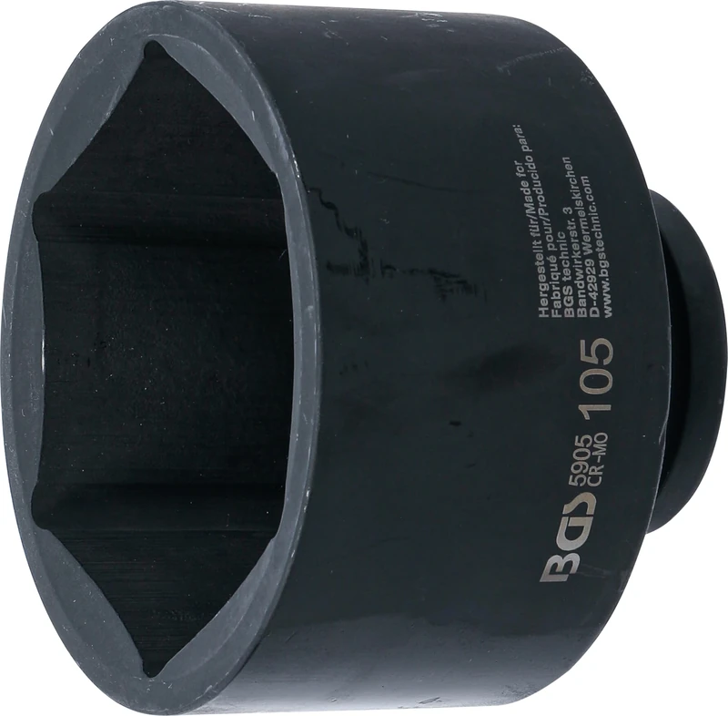 BGS 5905 | Impact Socket, Hexagon | 25 mm (1") Drive | 105 mm