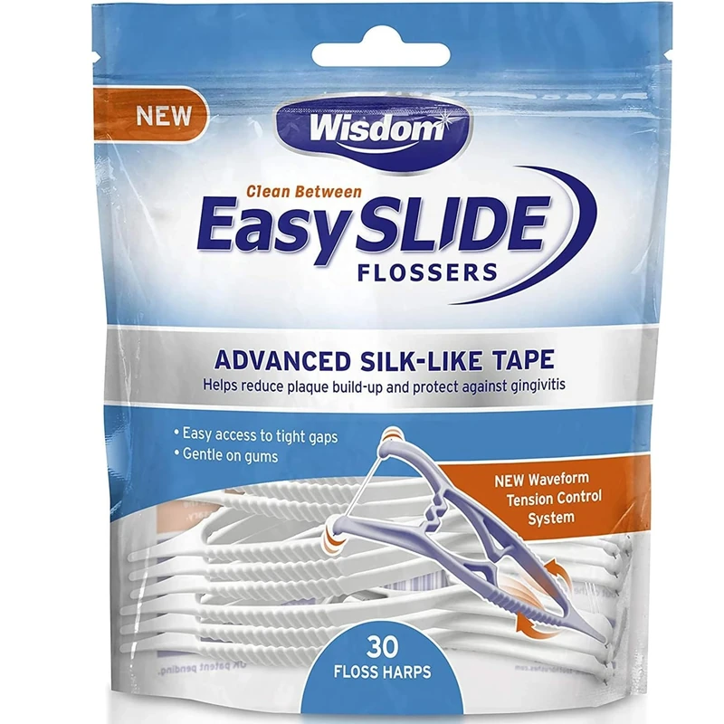 Wisdom Easy Slide Flossers and Floss Picks