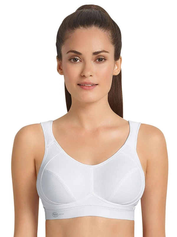 Anita Women's Non-Wired Sports Bra Extreme Control 5527 White 46 C