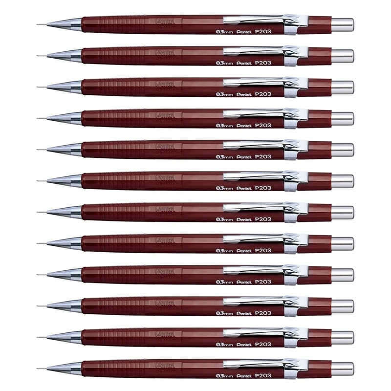 Pentel P203 Automatic Pencil (Pack of 12)