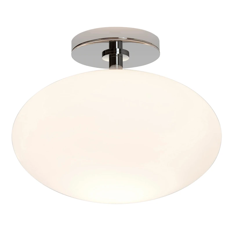 Astro Zeppo Ceiling Bathroom Ceiling Light - IP44 Rated - (Polished Chrome), E27/ES Lamp, Designed in Britain - 1176001 - 3 Years Guarantee