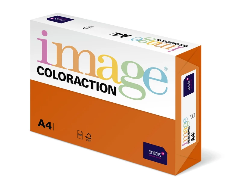 Image Coloraction Deep Orange (Amsterdam) A4 210x297mm 160gm2/210mic fsc4 250sh/RM 5rm/BX