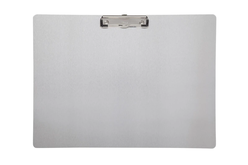 Maul Clipboard, Din A3 Landscape, Anodized Aluminium, 8 mm Clamping Width, 1 mm Board Thickness