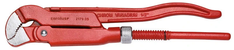 Carolus 2179.15 Plumber's Wrench with 'S' Shaped Jaw 1.2 Inch (Pack of 1)