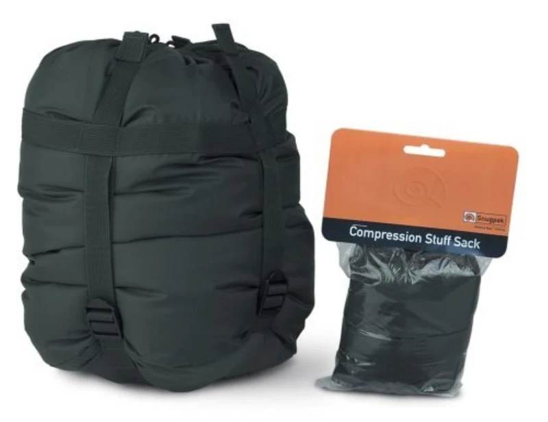 Snugpak | Compression Storage Stuff Sack (Black, M)
