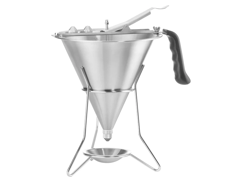 APS 77338 Pastry Funnel Stainless Steel and Plastic Diameter 19 x 22 cm 1.9 litres