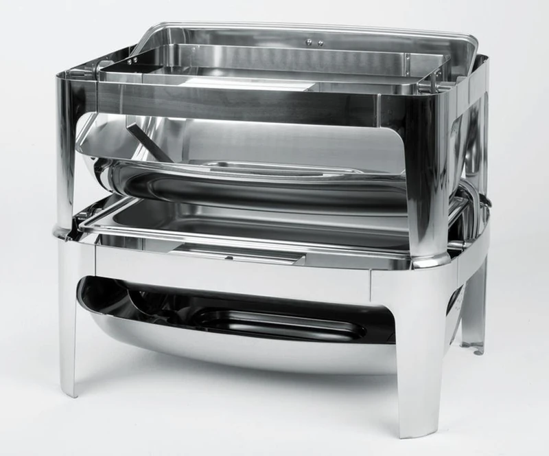 Rolltop chafing dish ELITE 18/10 Stainless steel Foodpan GN 1/1 size