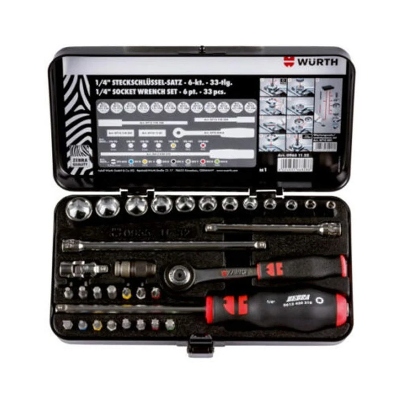 Würth Cassetta Degli Attrezzi All in One 91 Pezzi Nuova