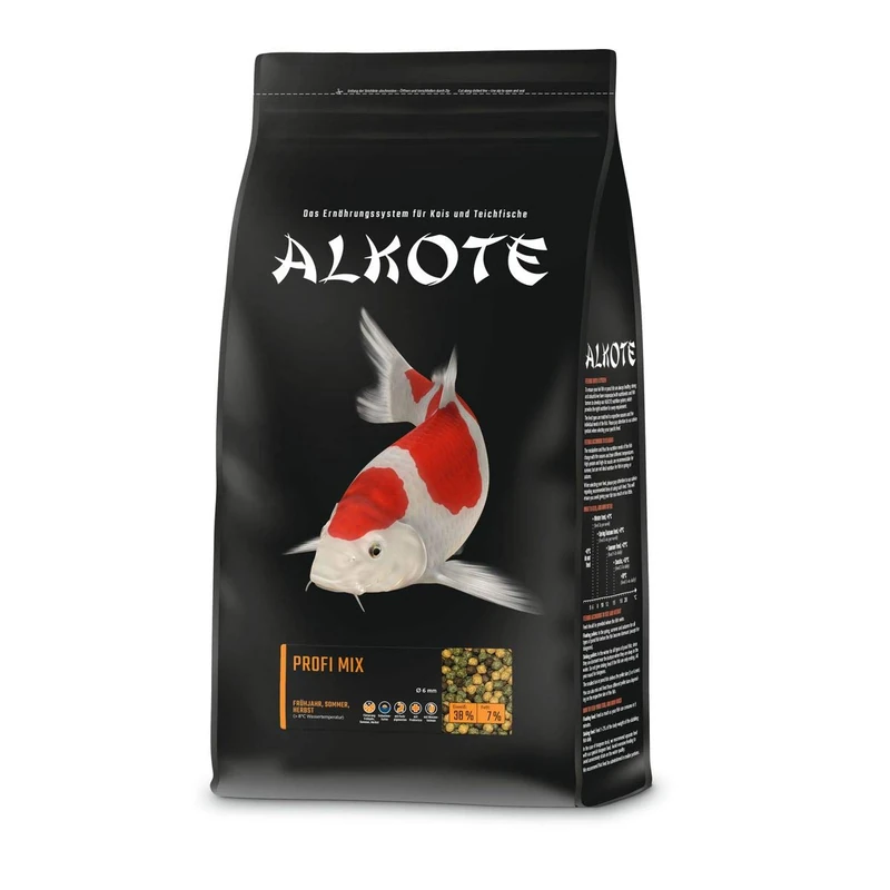 ALKOTE professional mix, higher-energy main food for koi, spring-summer-autumn, floating pellets, 6mm, 3 kg