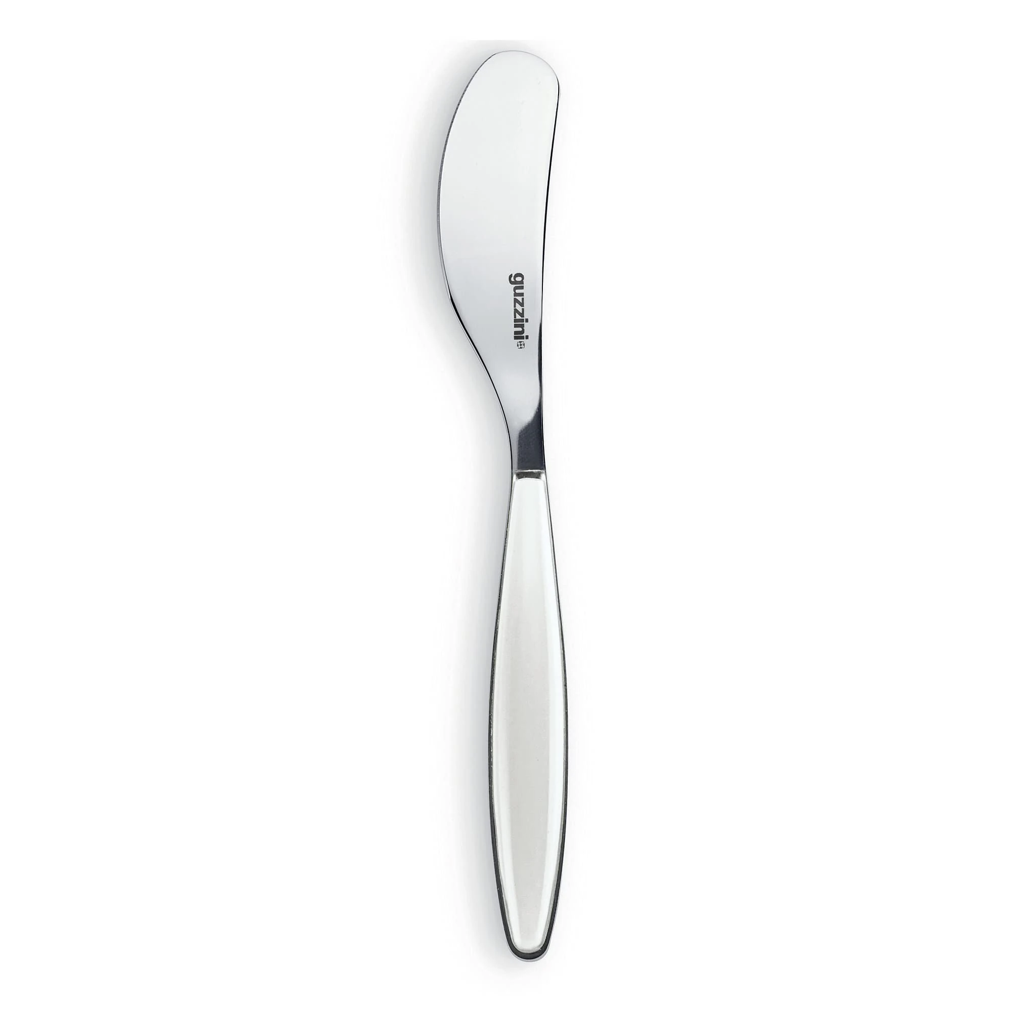 Guzzini White Butter Knife 'Feeling', 16 cm