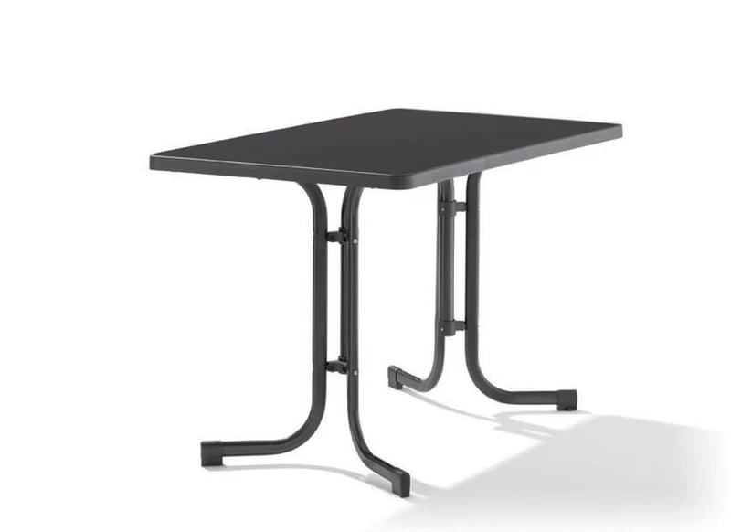 SIEGER Folding Boulevard Table with mecalit-PRO Decorative Plate - Image 1
