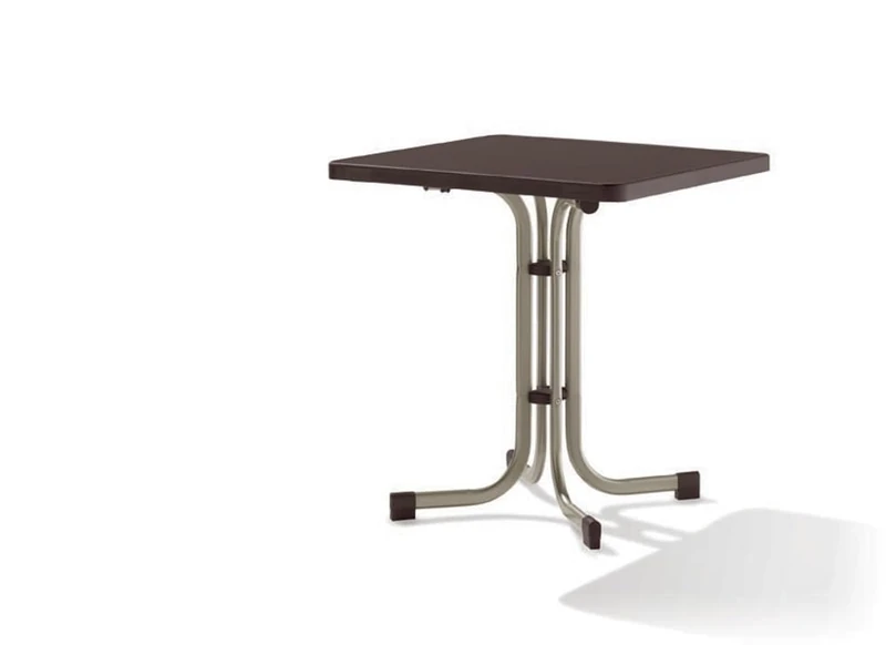 SIEGER Folding Boulevard Table with mecalit-PRO Decorative Plate