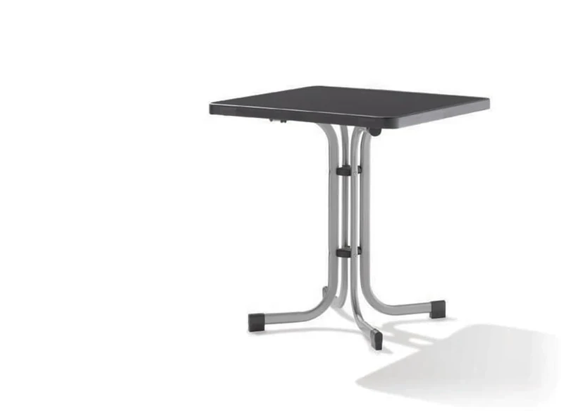 SIEGER Folding Boulevard Table with mecalit-PRO Decorative Plate
