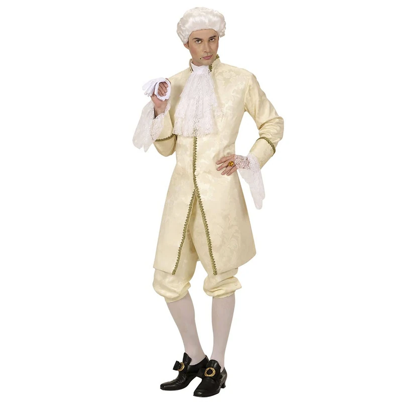 Casanova - Costume Small for Medieval Royalty Middle Ages Fancy Dress