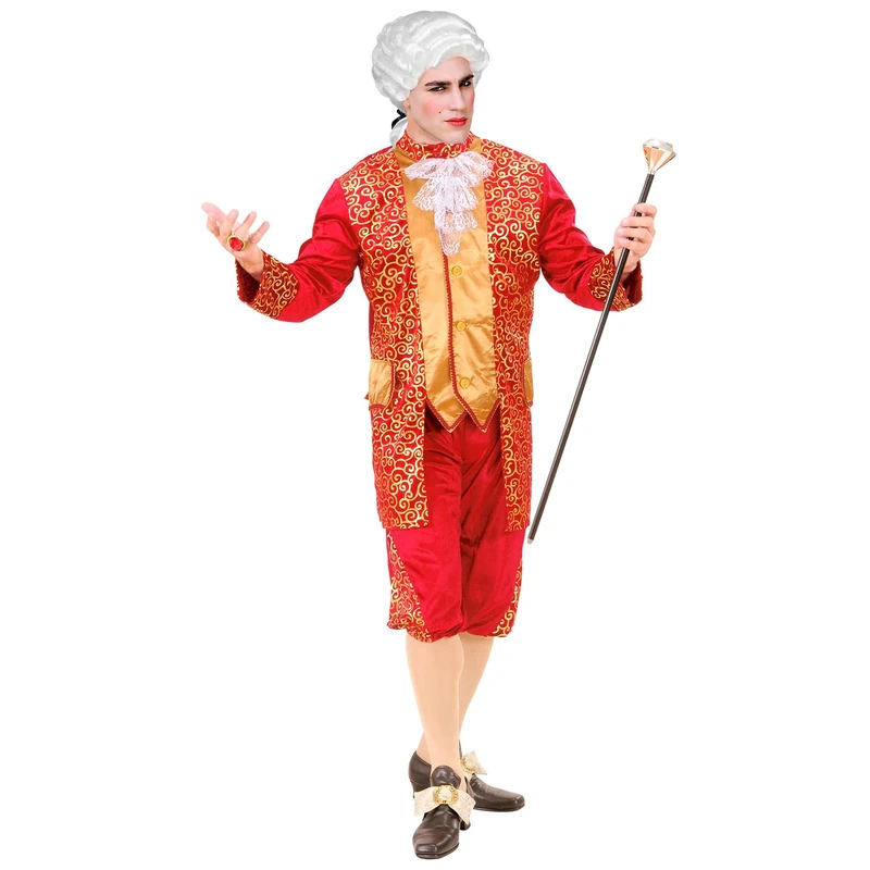 Bordeaux Marquis Costume Small for Medieval Royalty Middle Ages Fancy Dress