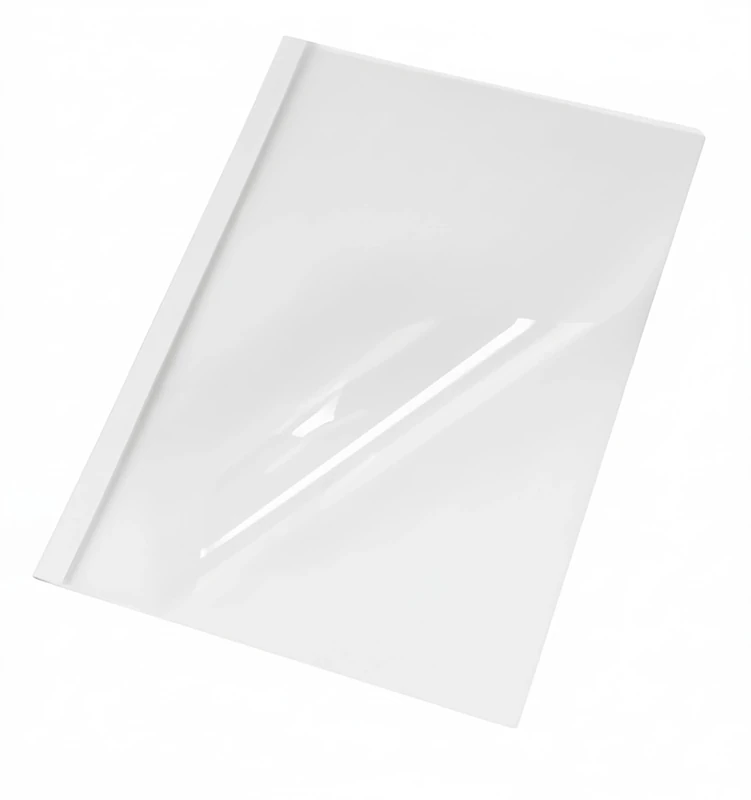 Pavo A4 Thermal Binding Cover 6 mm - Clear/White (Pack of 100)