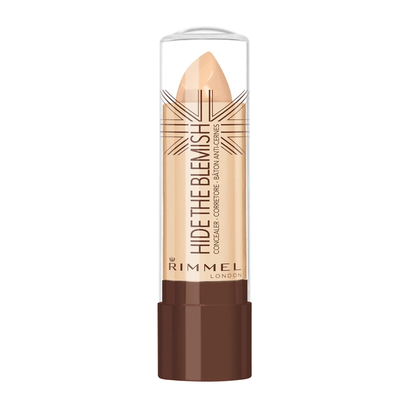 Rimmel London Hide The Blemish Stick Concealer, Instant Retouch and Imperfection Camouflage with Easy Application, 105 Golden Beige, 4.5 g