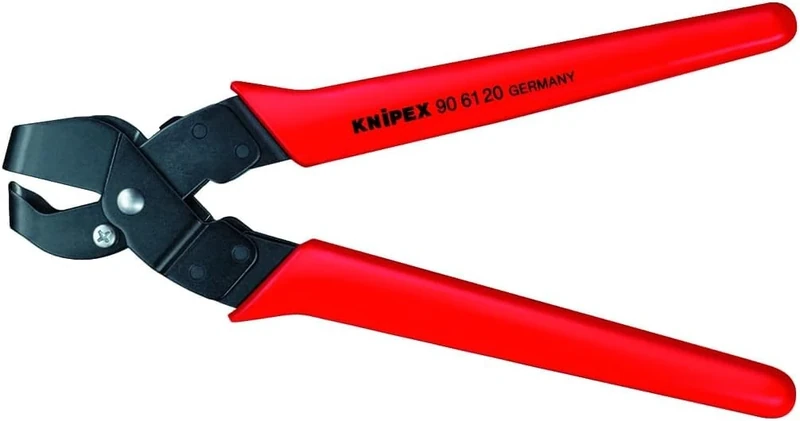 KNIPEX Notching Pliers with plastic handles 250 mm, 90 61 20