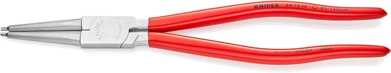 KNIPEX Circlip Pliers for Internal Circlips in Bore Holes Chrome-Plated with Plastic Coating 320 mm, 44 13 J4