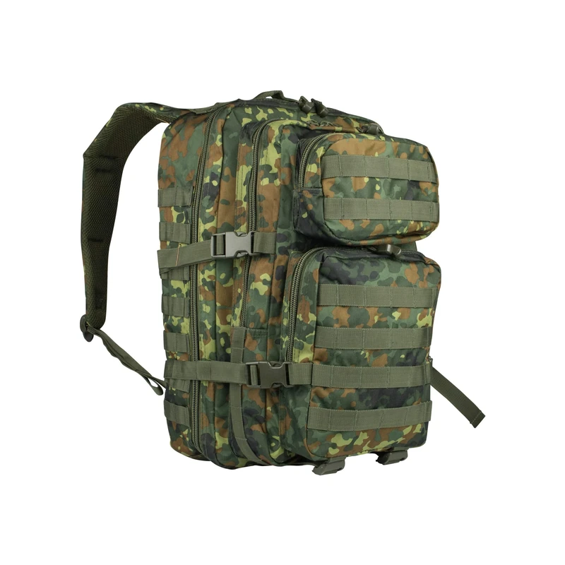 Mil-Tec MOLLE Tactical Assault Backpack - 20 Litre (Flecktarn)