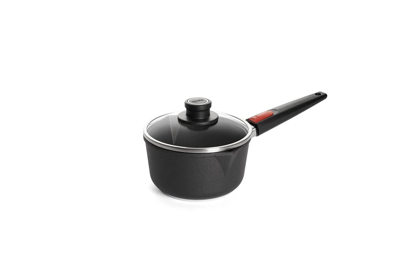 Woll Induction Line Professional Non Stick Cast Aluminium 18 cm Saucepan with Lid, 2 Litre