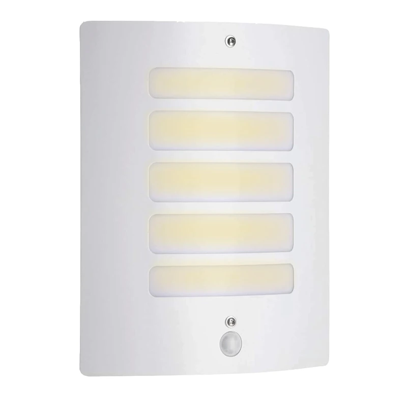 Brilliant Todd Outdoor Wall Light - White Motion Sensor IP44