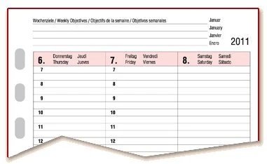 Chronoplan 50202 Calendar Insert 2022, Year Set A5 with Daily Planners (148 x 210 mm), Replacement Calendar, Ideal for Professional Daily Planning, Multi-Punched (1 Day on 2 Pages), White