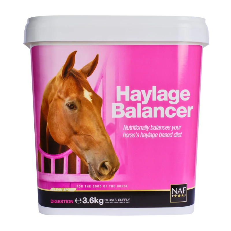 NAF Haylage Balancer 1.8 kg – Digestive Supplement for Haylage-Fed Horses – Supports Gut Health, Firm Droppings & Maximises Nutrient Absorption