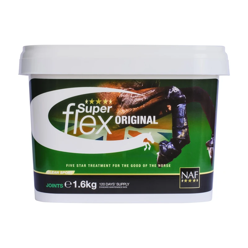NAF Five Star Superflex 1.6kg – Premium Joint Supplement for Horses – High-Strength Glucosamine, MSM, Chondroitin, Hyaluronic Acid & Antioxidants – Supports Mobility and Joint Health